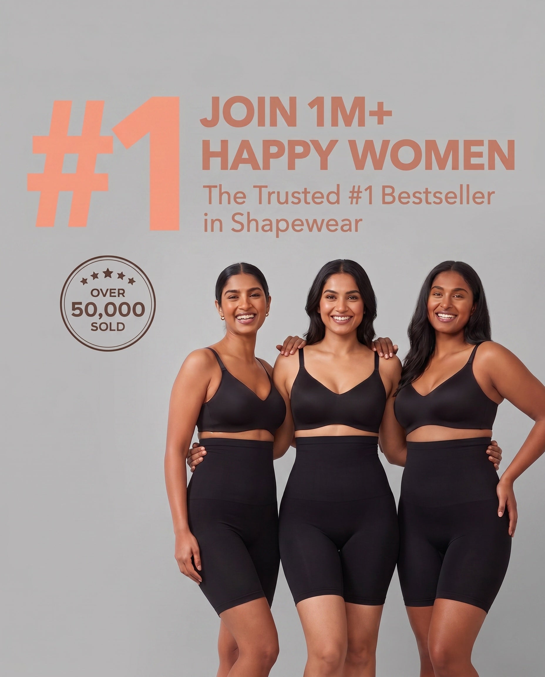 All Day wear High-Waisted Shapewear Tummy Control Shorts