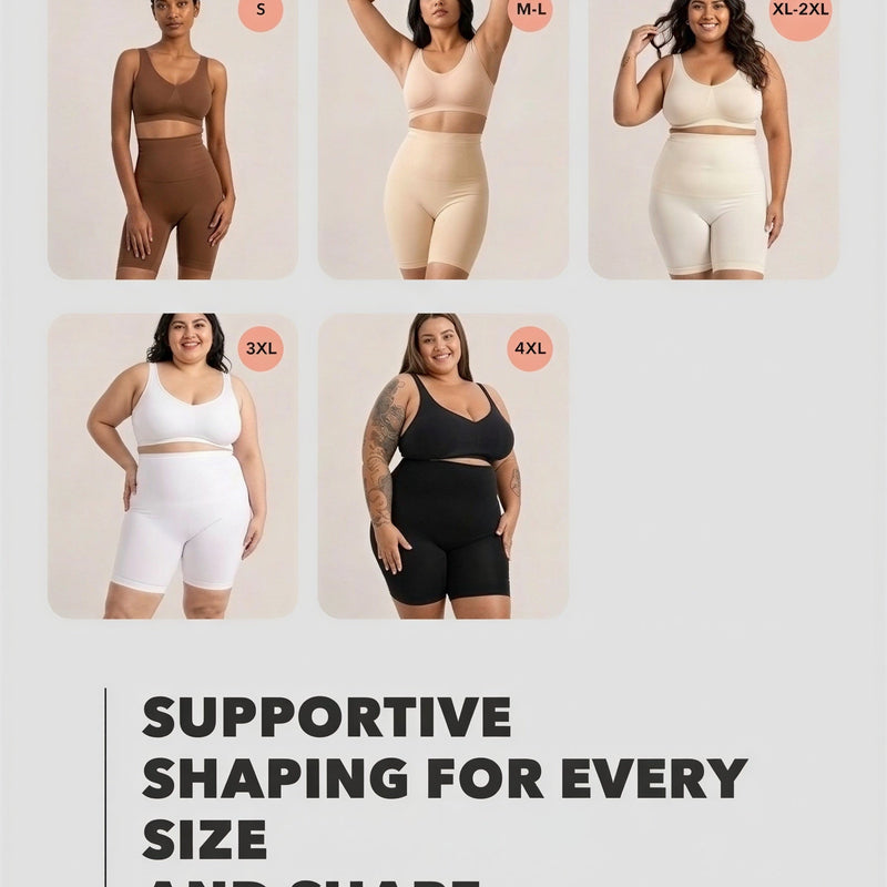 All Day wear High-Waisted Shapewear Tummy Control Shorts