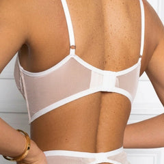 French Embroidered Lace Underwire Bra