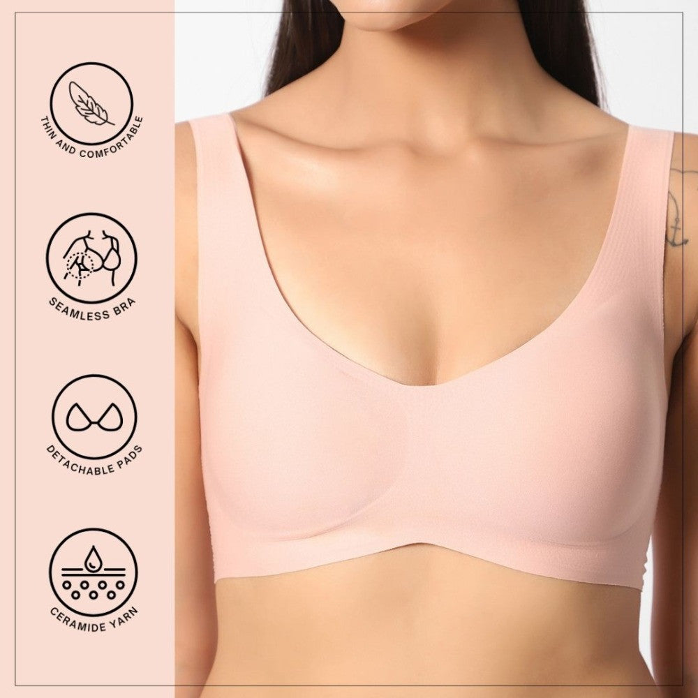 Skin-Soothing Ceramide Maternity Bra – Wire-Free, Soft-Hold Support + Skin-Caring Comfort
