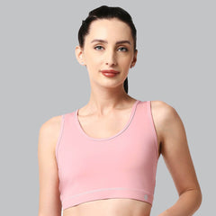 SOIE Woman - Medium Impact Quick Dry Racerback Athleisure Sports Bra - Bra -for Women