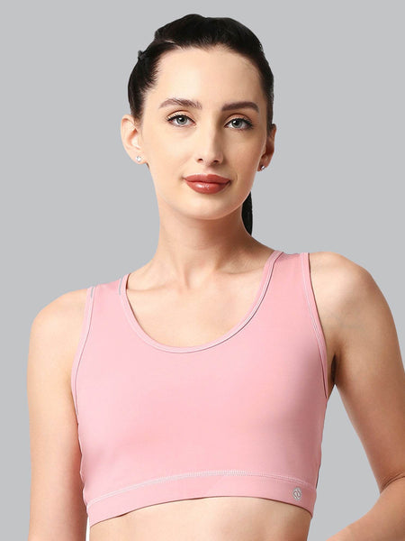 SOIE Woman - Medium Impact Quick Dry Racerback Athleisure Sports Bra - Bra -for Women