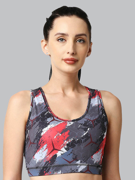 SOIE Woman - Medium Impact Racerback Sports Bra - Sports Bra -for Women
