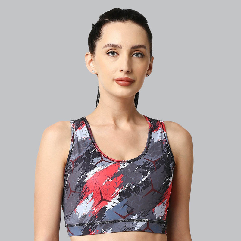 SOIE Woman - Medium Impact Racerback Sports Bra - Sports Bra -for Women