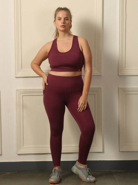 SOIE Woman - Quick-Dry Sports Bra & High Waist Legging Set - Athleisure Set -for Women