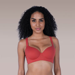 SOIE Woman - Padded Full Coverage Seamless T-shirt Bra with Invisible Flexi Underwire - Bonded Bra -for Women