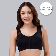 SOIE Woman - Front Closure Full Coverage Non Padded Non Wired Bra - Bra -for Women