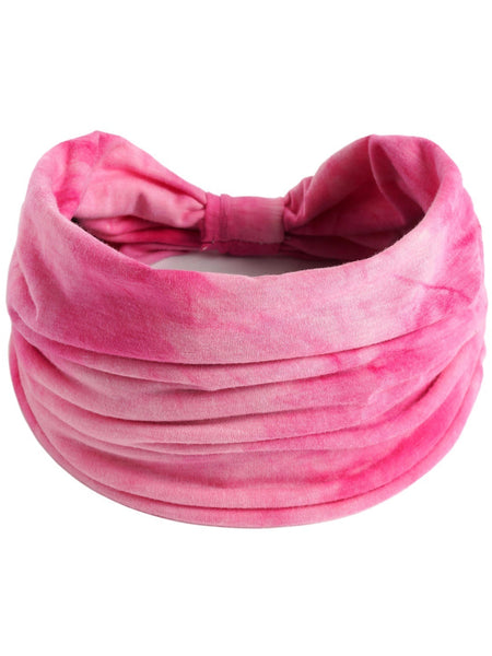 Tie Dye Hair Band : Pink Shade