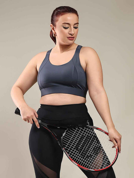 Brachy Women High Impact Crossback Sports Bra.