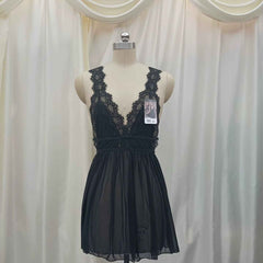 Brachy Women Black Honeymoon Babydoll Sexy Hot Night Dress Sleepwear.
