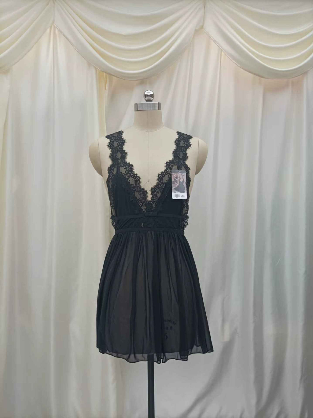 Brachy Women Black Honeymoon Babydoll Sexy Hot Night Dress Sleepwear.