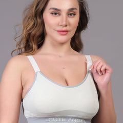 Women Beginners Anti Bacterial Full Coverage Lightly Padded Sports Bra