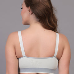Women Beginners Anti Bacterial Full Coverage Lightly Padded Sports Bra