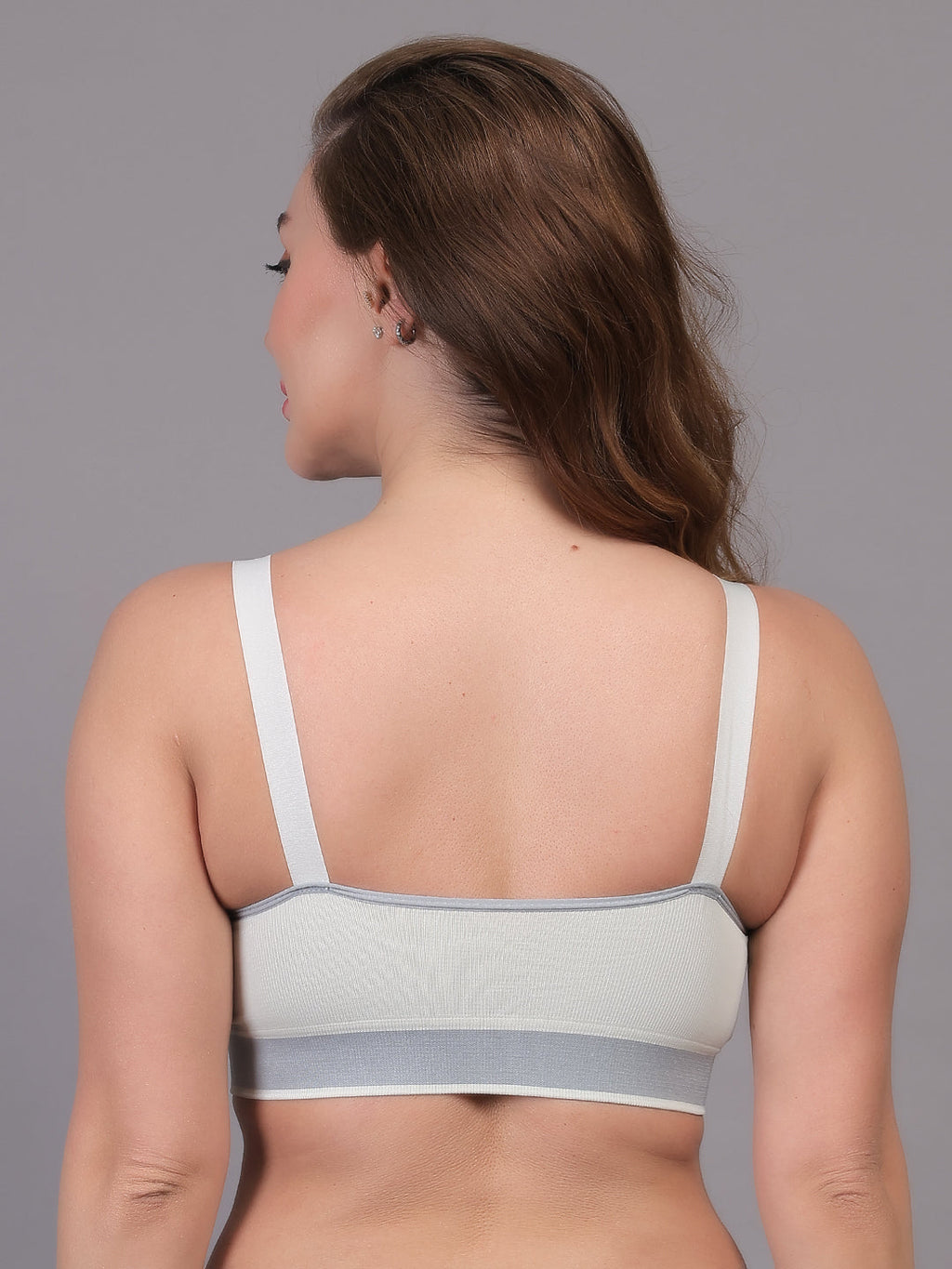 Women Beginners Anti Bacterial Full Coverage Lightly Padded Sports Bra