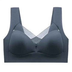 Women Wirefree Comfortable Padded Lift Push Up Thin Soft Sexy Back Smoothing Everyday Pullover Bras