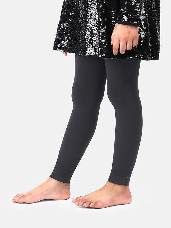 Brachy Kids Winter WarmThermal Tights Leggings Footed Stockings