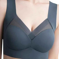 Women Wirefree Comfortable Padded Lift Push Up Thin Soft Sexy Back Smoothing Everyday Pullover Bras