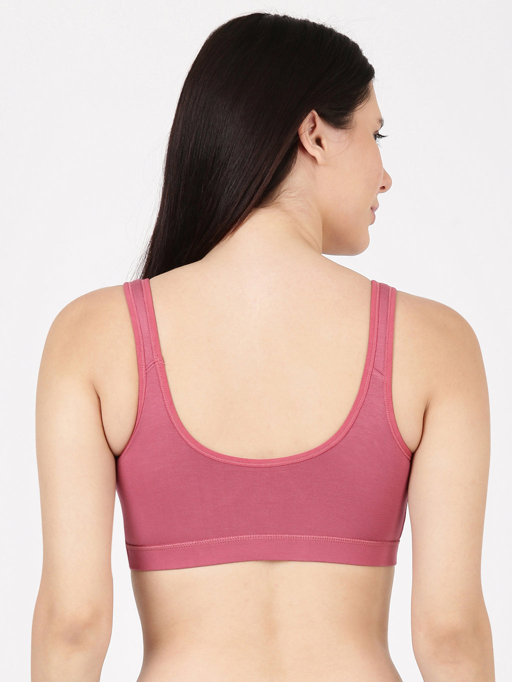 Blossom Homely Bra Slip-On Bamboo–Modal Bra, Removable Pads, And Cushioned Straps For All-Day Comfort