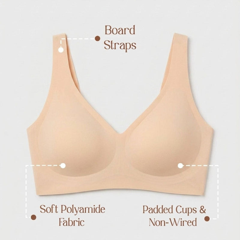 Chelvet Seamless Nude Padded Bra