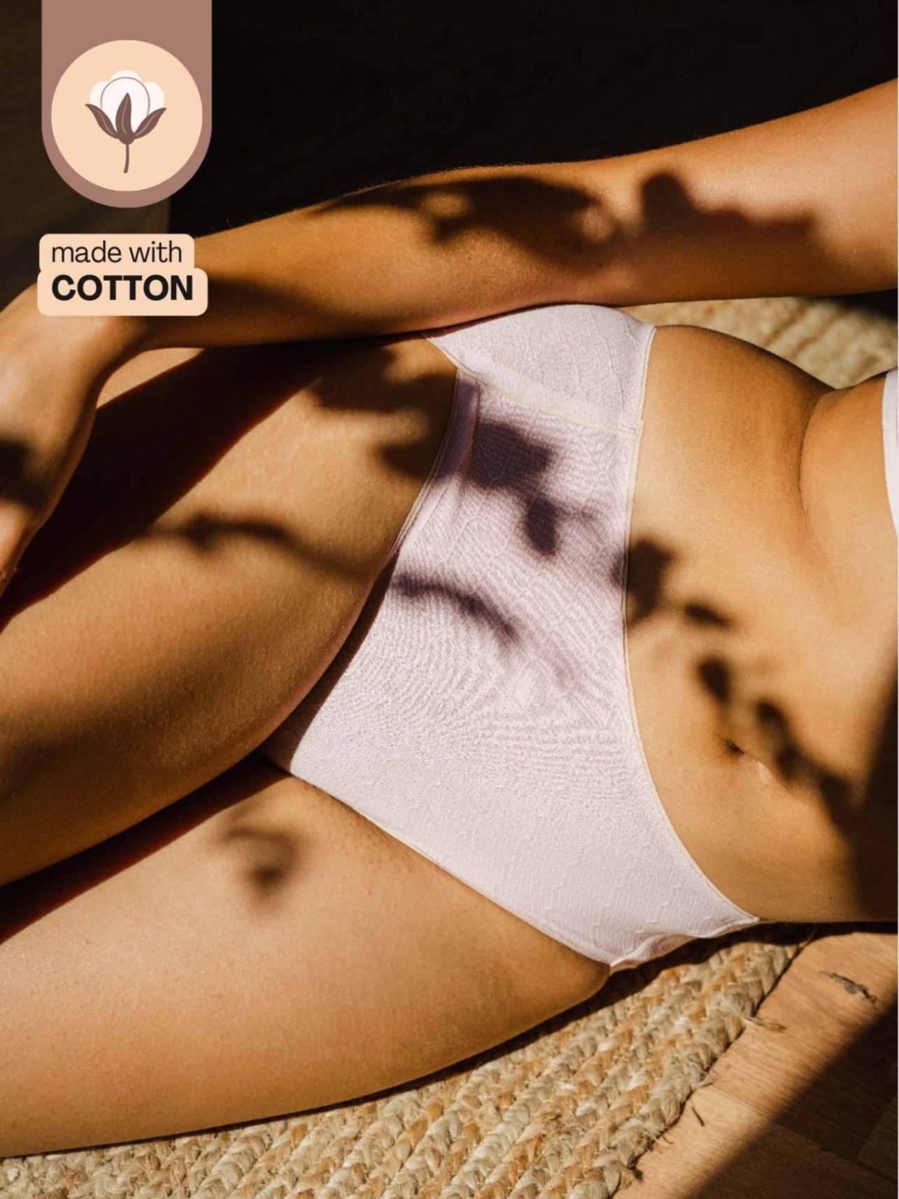 Cotton Seamless Hipster Panties