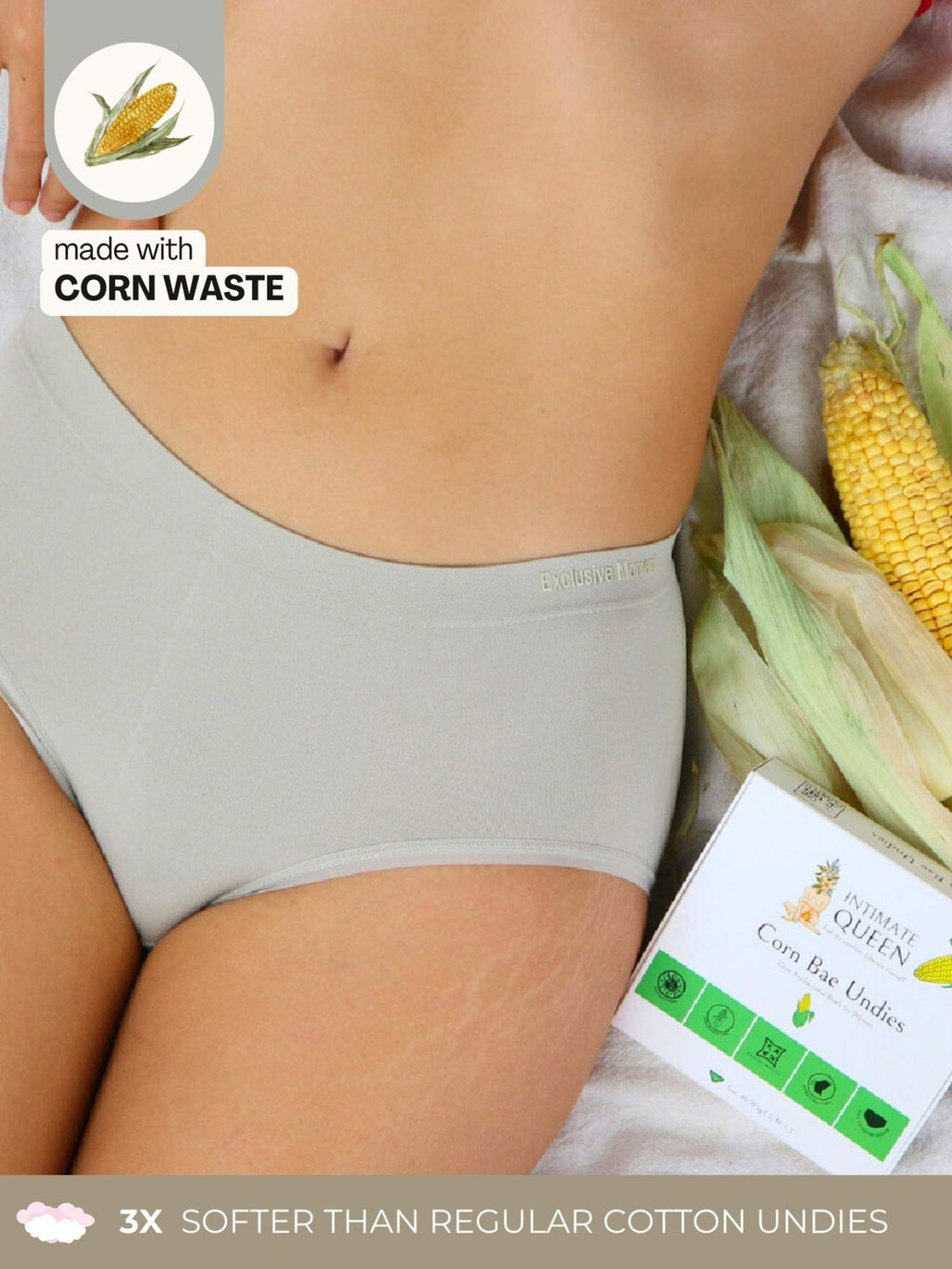 Corn Bae – Skin-Loving Wellness Hipsters | Breathable, Sweat-Safe & Body-Responsive