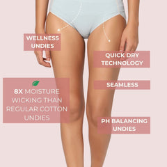 Cotton Seamless Hipster Panties