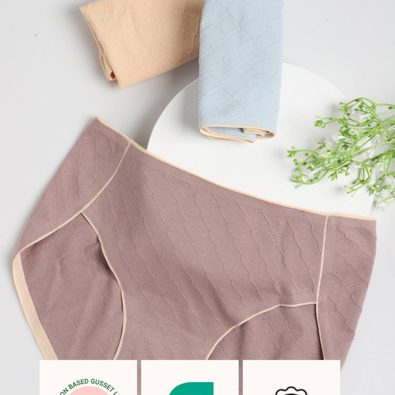 Cotton Seamless Hipster Panties