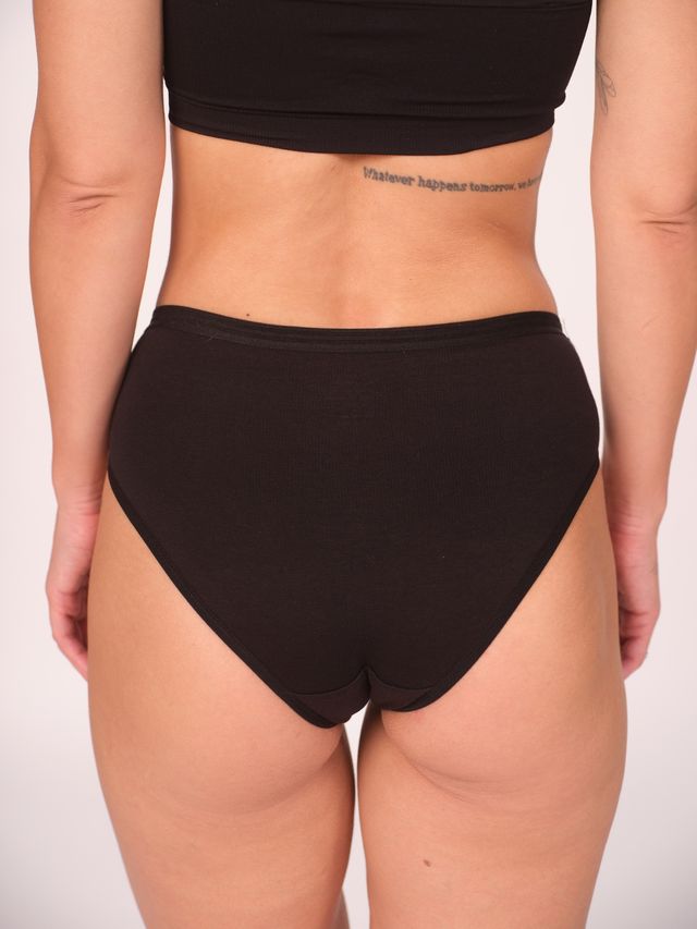 Munns & Mars Womens Cotton Mid Waist Hipster Panty