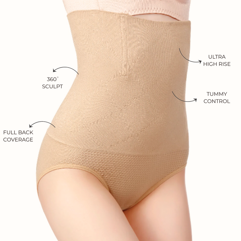 Kimmi – High-Waist Sculpting Shapewear in Beige