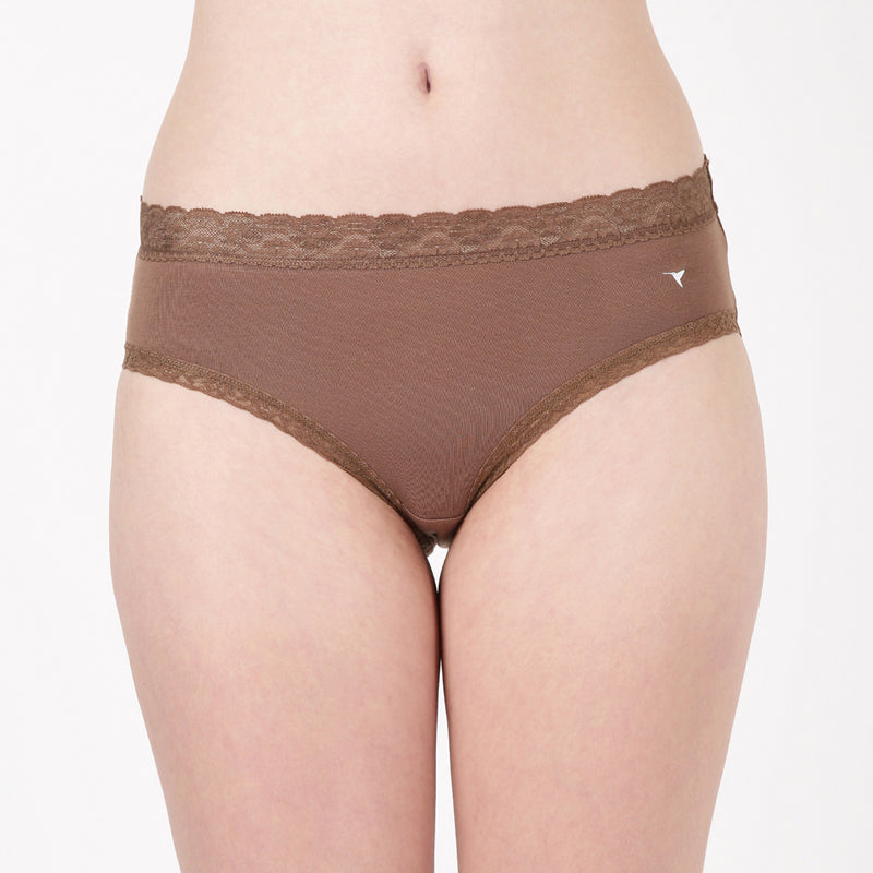 Blossom Lacelet Panty Soft Modal with Lace Elegance_Pack Of 2