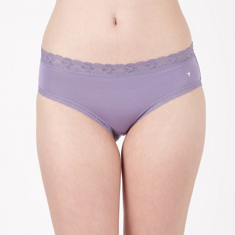 Blossom Lacelet Panty Soft Modal with Lace Elegance_Pack Of 2