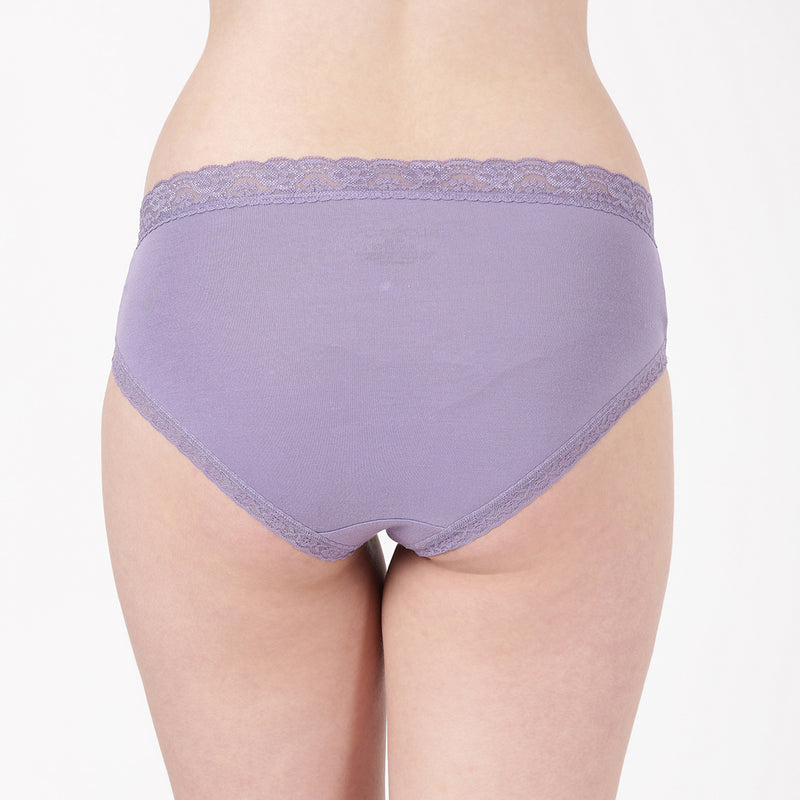 Blossom Lacelet Panty Soft Modal with Lace Elegance_Pack Of 2