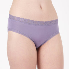 Blossom Lacelet Panty Soft Modal with Lace Elegance_Pack Of 2