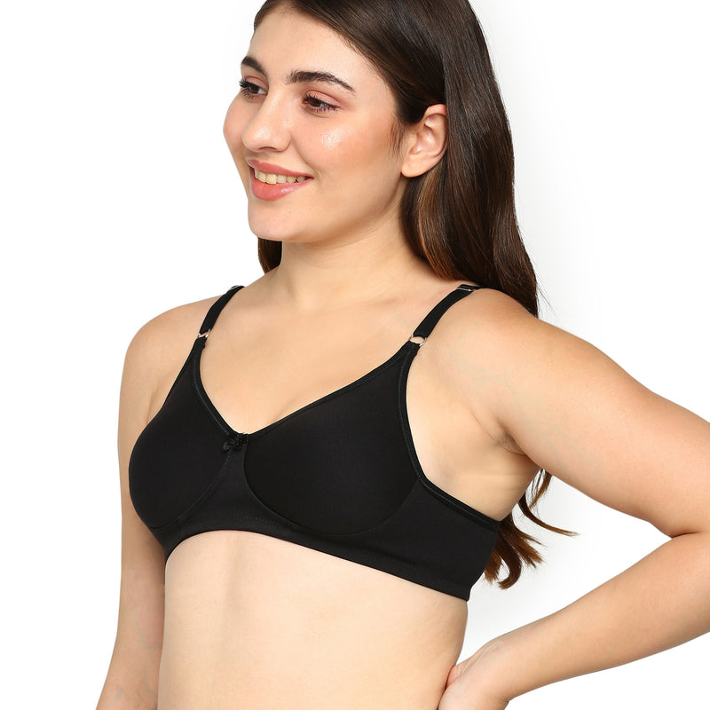 Women's Everyday Comfort non padded T-shirt Bra With Supportive Fit_Lara Bra