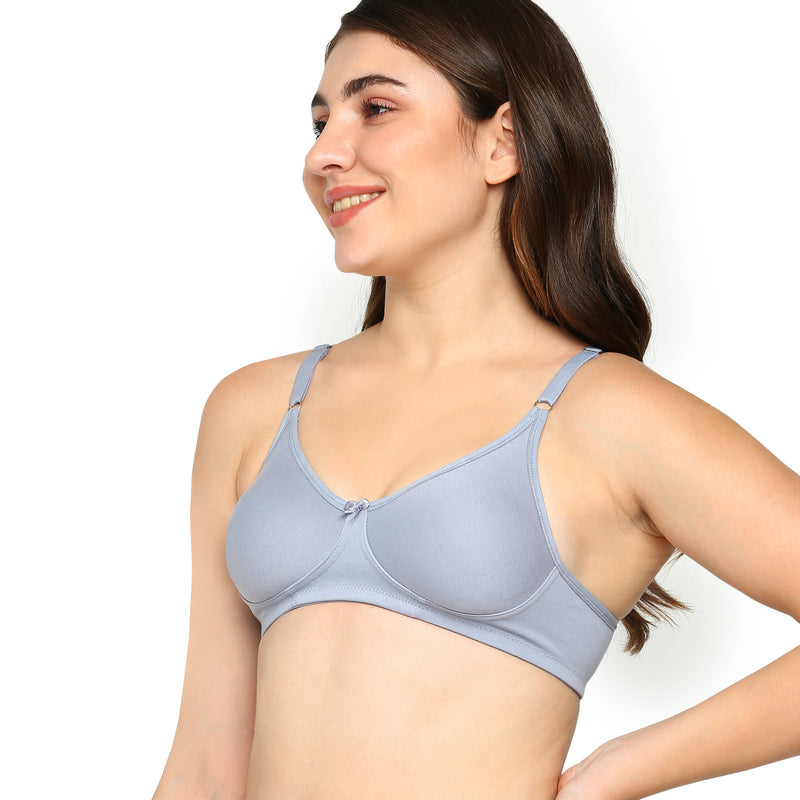 Women's Everyday Comfort non padded T-shirt Bra With Supportive Fit_Lara Bra
