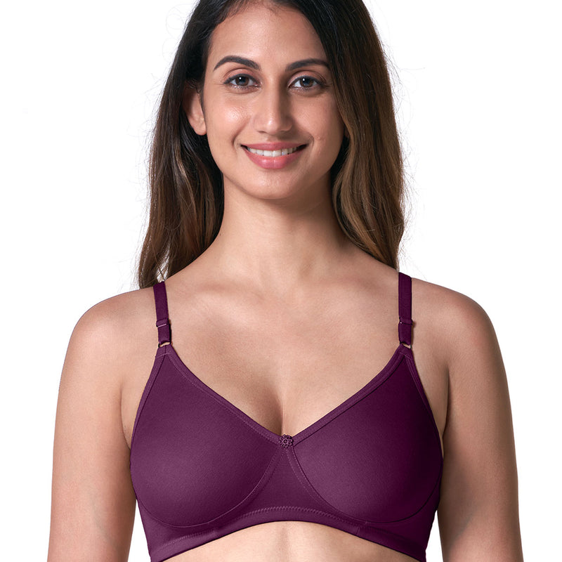 Women's Everyday Comfort non padded T-shirt Bra With Supportive Fit_Lara Bra