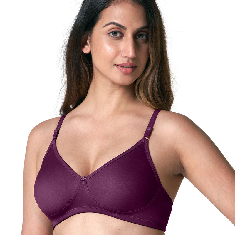 Women's Everyday Comfort non padded T-shirt Bra With Supportive Fit_Lara Bra