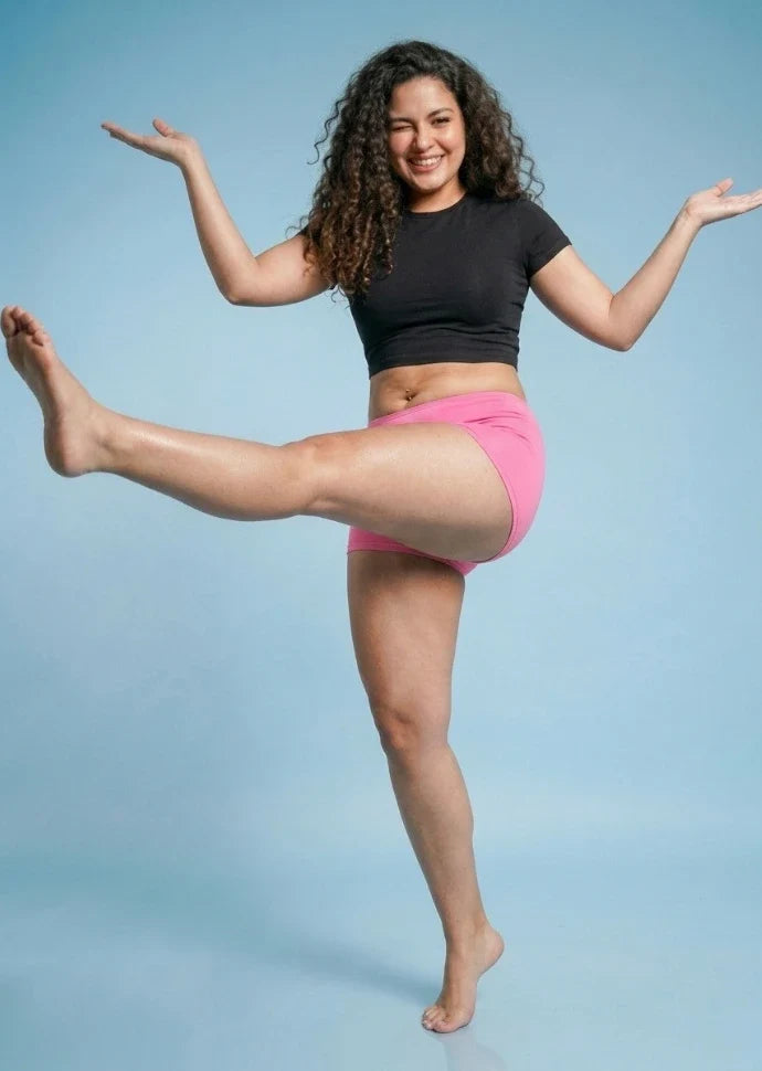 Pink Absorbent Boyshorts