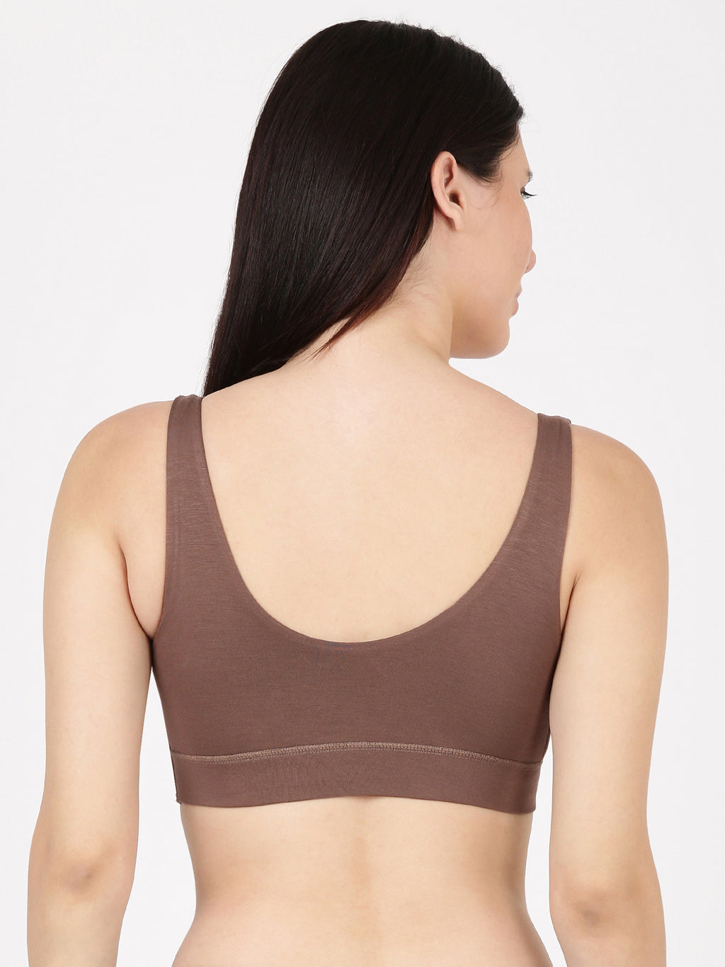 Blossom Leisure Bra Soft Bamboo Modal Criss Cross Nursing Bra, Slip On Bra
