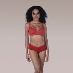 SOIE Woman - Padded Full Coverage Seamless T-shirt Bra with Invisible Flexi Underwire - Bonded Bra -for Women