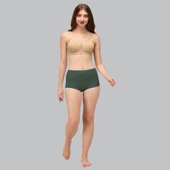 SOIE Woman - High Rise Full Coverage Cotton Spandex Boyshorts (Pack of 2) - Panty -for Women