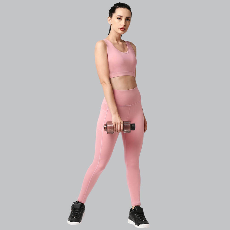 SOIE Woman - Medium Impact Quick Dry Racerback Athleisure Sports Bra - Bra -for Women