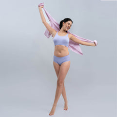 SOIE Woman - Removable Cups Non-Wired Full Coverage Low Impact Slip On Sports Bra - Bra -for Women