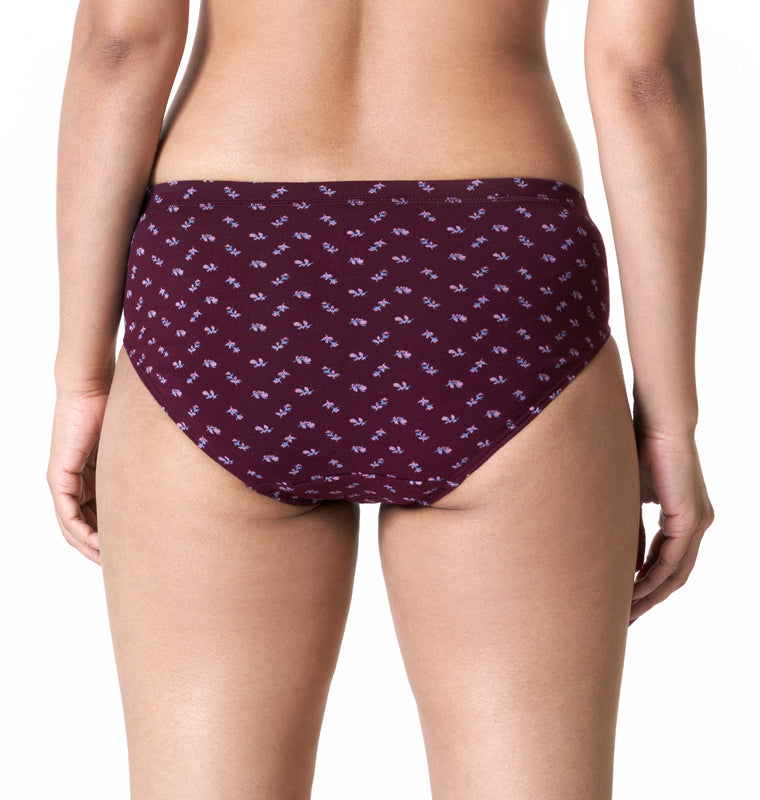 Blossom Lotus Combo Panties Cotton Stretch Comfort_Pack Of 5