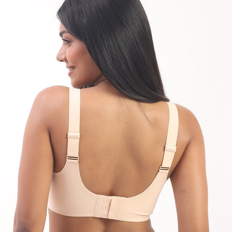 Luna – Wireless Full Coverage Everyday Bra in Beige