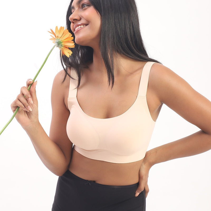 Everyday Neutrals Bundle - Vera & Luna Beige Seamless Wirefree Bras