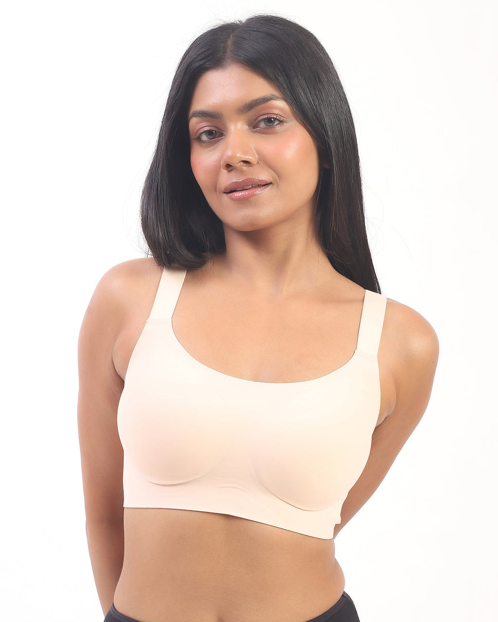 Luna – Wireless Full Coverage Everyday Bra in Beige