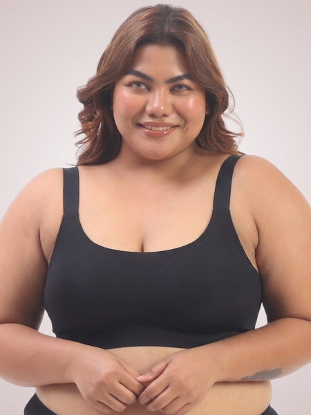 Luna – Wireless Full Coverage Everyday Bra in Black