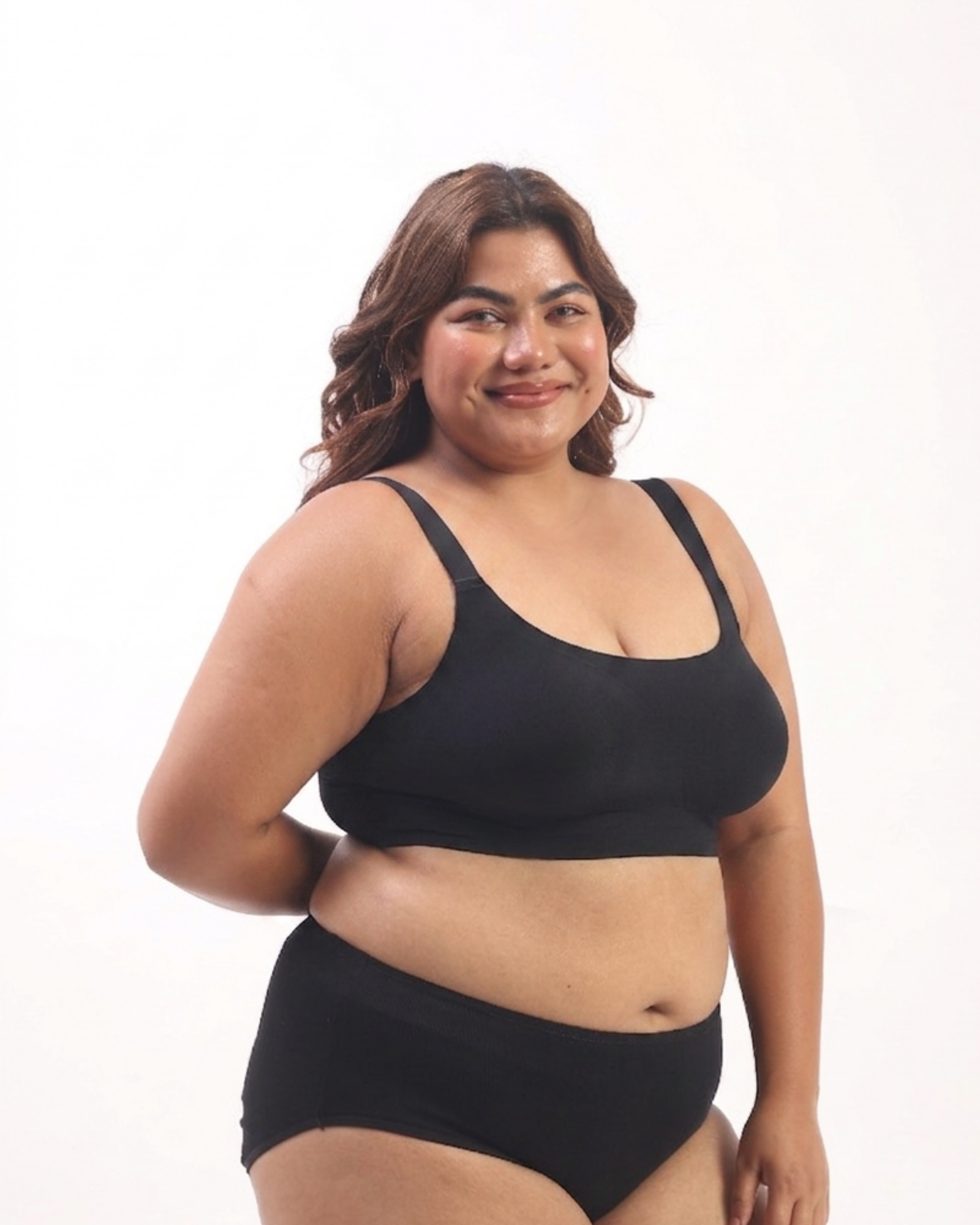Luna – Wireless Full Coverage Everyday Bra in Black