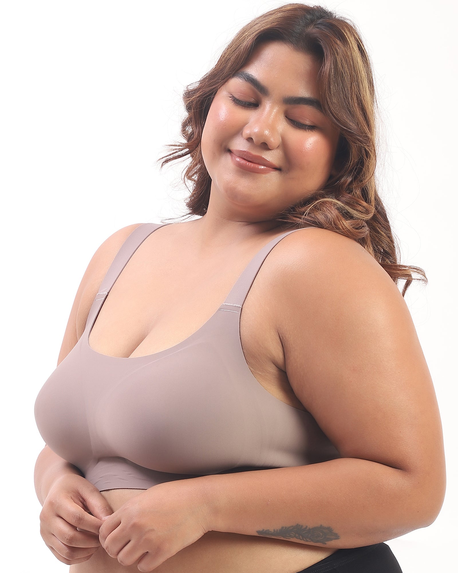 Luna – Wireless Full Coverage Everyday Bra in Gray
